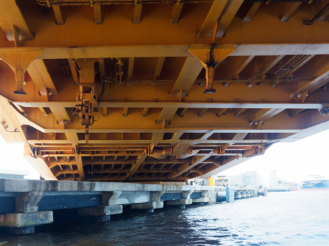 Fixed Ramp Inship Checking Problems Under A Ramp Of A Ship Stock Photo - Download Image ...