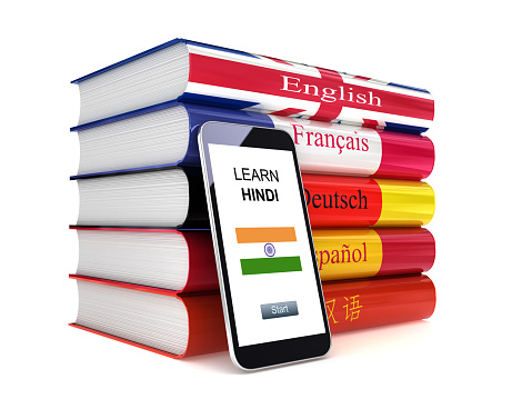 Learn Hindi language mobile phone application e-learning