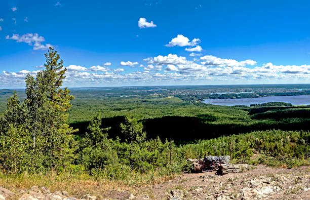 istock beautiful view of the wooded Ural mountains 1453718436