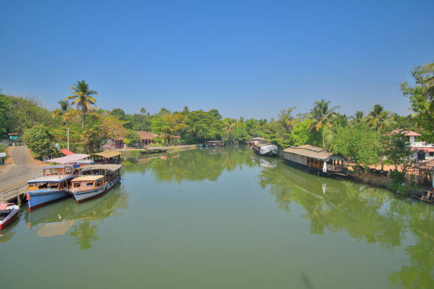 istock Aerial view of kumarakom backwaters. 1453719234