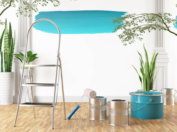 istock Painting Walls of an Empty Room 1453724881