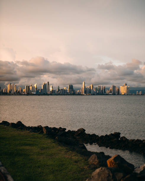 istock City skyline across a lake on a cloudy day 1453736453
