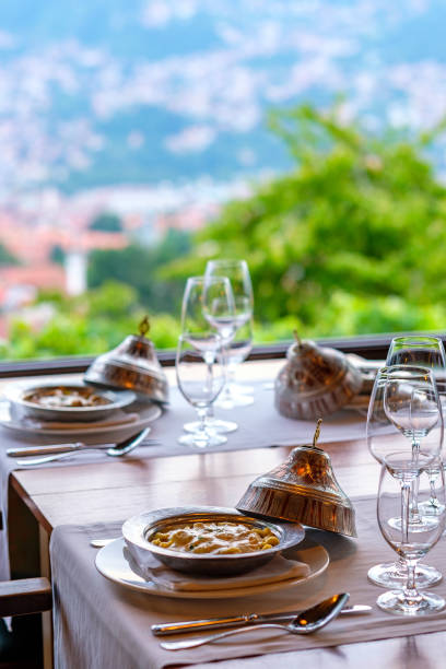 istock Vertical shot of a Bosnian dinner in the sestaurant 1453740686