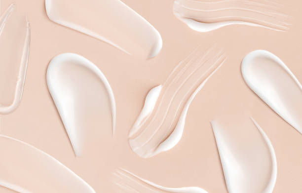 istock cosmetic smears cream texture on beige background 1453743157