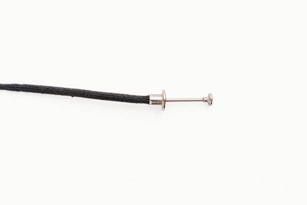 istock Trigger cable on a white background. photo equipment. 1453745297
