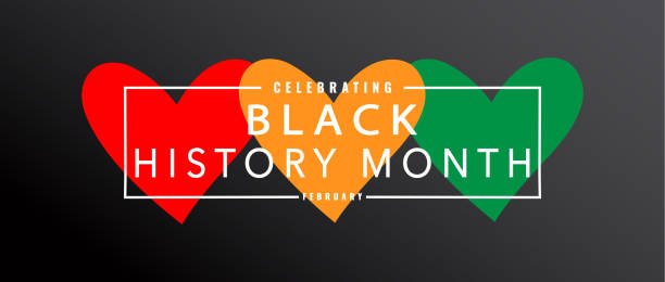 ilustraciones, imágenes clip art, dibujos animados e iconos de stock de antecedentes del mes de la historia negra - black history month 2023
