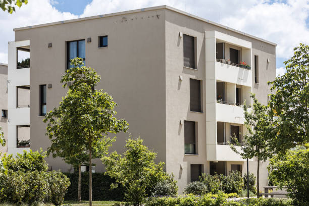 istock Luxury Low rise Building with Comfort Yard 1453755501