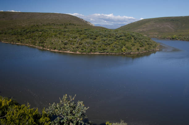 Torrejon Tietar reservoir. stock photo