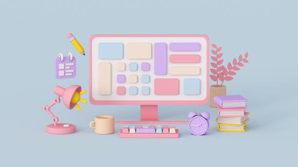 istock Business and productivite work or study concept 3D render illustration 1453762644