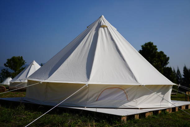 istock Big Camping tent for family 1453762683