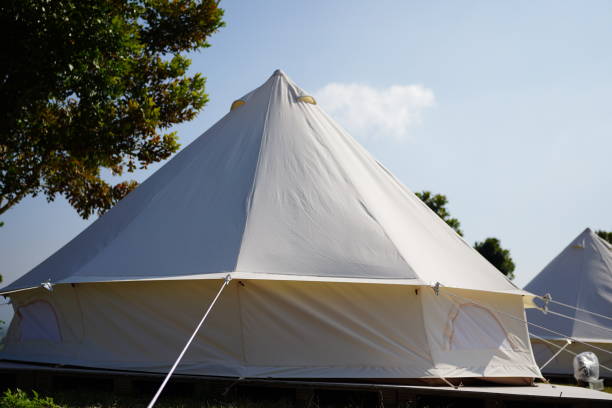 istock Big Camping tent for family 1453762692