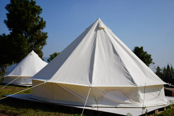 istock Big Camping tent for family 1453762704