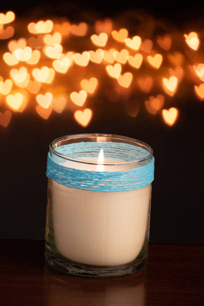istock Beautiful transparent candle bowling wallpaper 1453764981