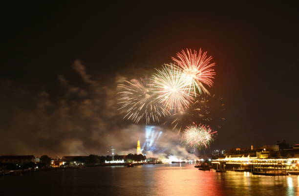 istock firework on new year countdown at temple of dawn 1453770888