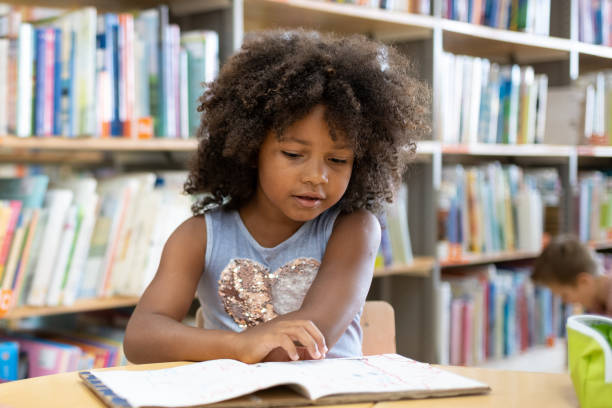 istock Preschoolers in the library 1453778183
