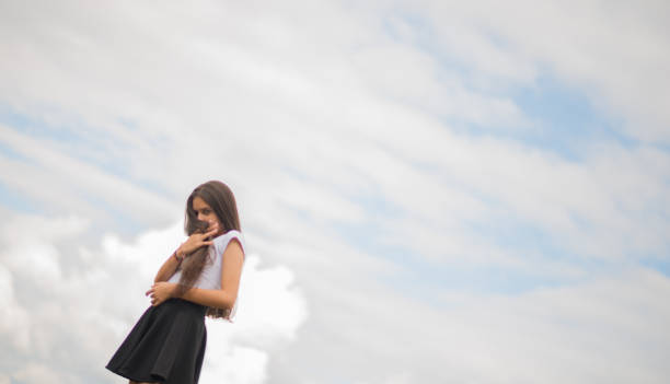 Beautiful young woman portrait