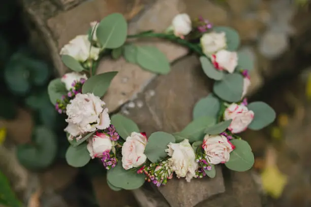 Modern wedding traditional accessory.