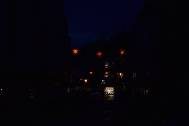 istock City lights with Christmas decoration 1453790130