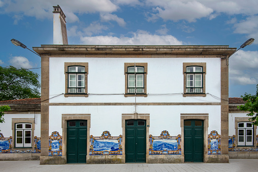 The train station in Pinhao, a small town along the Douro river between the vineyards of the famous port wine.