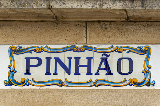 The train station in Pinhao, a small town along the Douro river between the vineyards of the famous port wine.