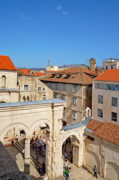 istock Vertical cityscape of Split, Croatia 1453793090