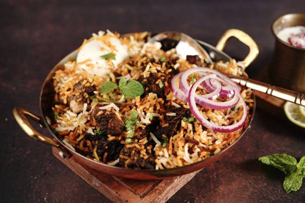 istock Homemade Goat Fry biryani | Mutton dum biryani 1453793310
