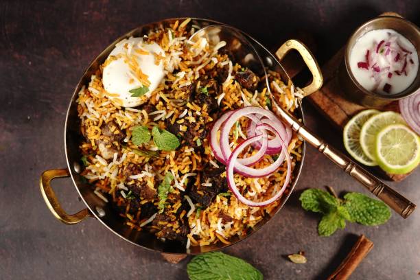 istock Homemade Goat Fry biryani | Mutton dum biryani 1453793319