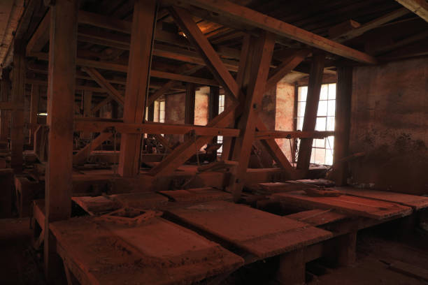 istock Old glass grindery 1453798926