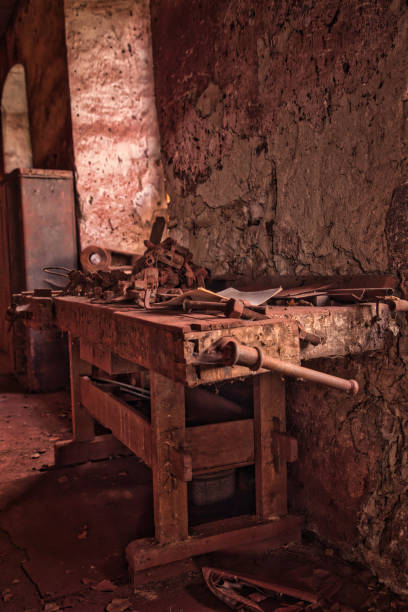 istock Old glass grindery 1453800479