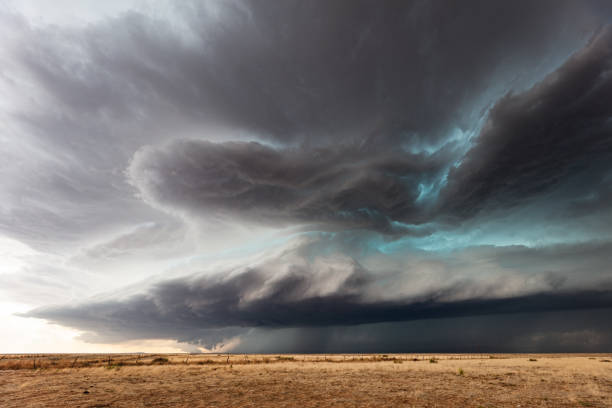 istock Supercell storm clouds in New Mexico 1453804993