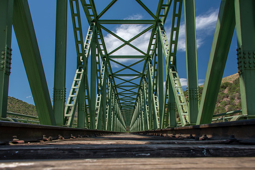 Railway viaduct over the Douro river