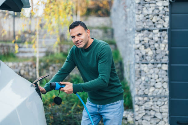 istock Electric vehicle lifestyle 1453806500