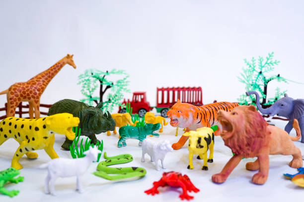 istock Group of animal toys 1453807249