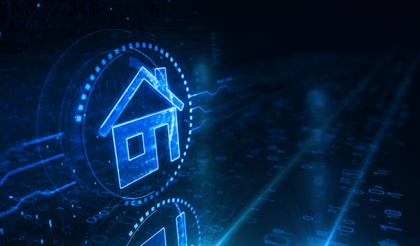 istock Smart home network system and house control symbol digital concept 3d illustration 1453808382