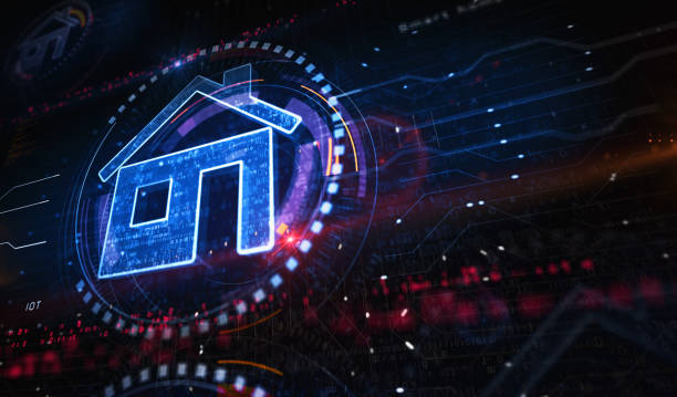 istock Smart home network system and house control symbol digital concept 3d illustration 1453808550