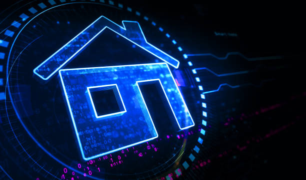 istock Smart home network system and house control symbol digital concept 3d illustration 1453808599