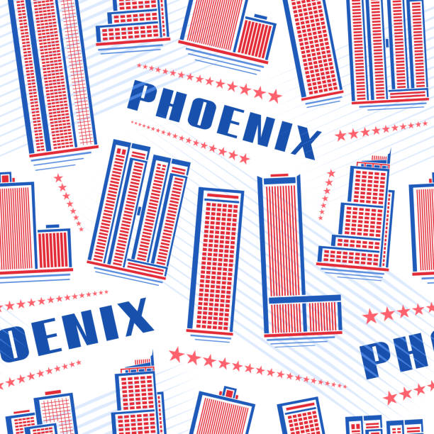 20+ Phoenix Az Skyline Drawing Stock Illustrations, Royalty-Free Vector ...