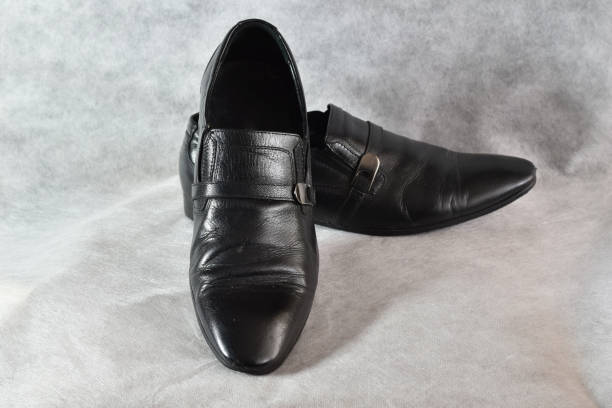 istock A pair of black men's shoes. 1453819704