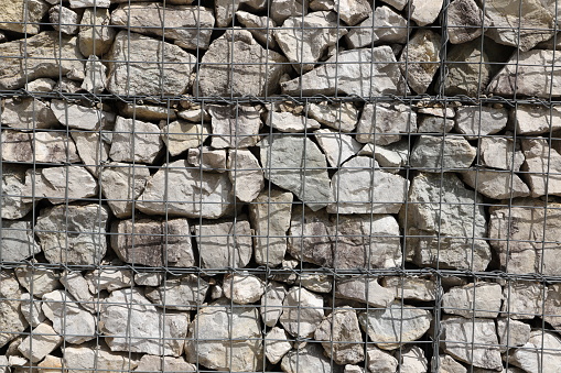 a gabions as visual protection