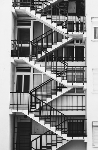 Vienna, Austria - June 13, 2023: Modern residential apartment building in Vienna