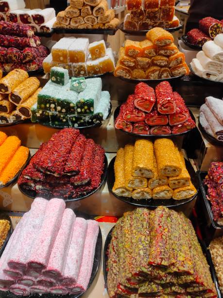 istock Sweet rolls Turkish Nougat 1453838169