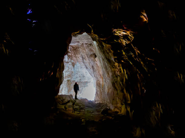 istock exploration in caves with mysterious and ancient life 1453842372