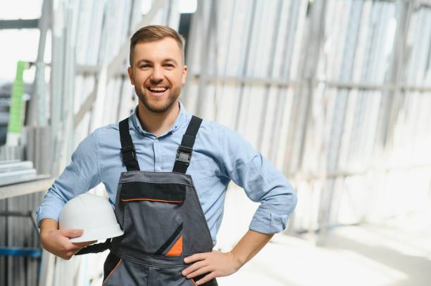 istock Factory worker. Man working on the production line. 1453843424