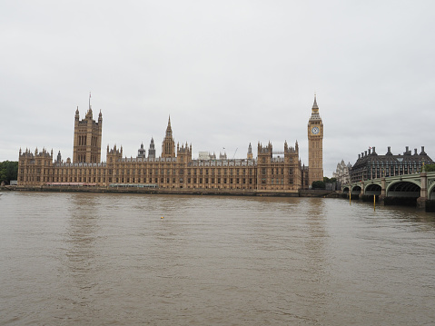 Houses of Parliament aka Westminster Palace in London, UK