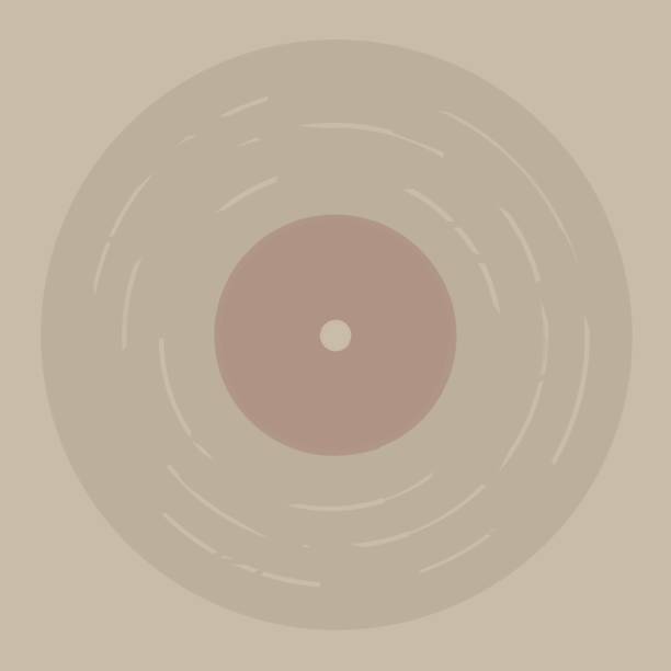 istock pattern, square illustration. old vinyl record in pastel colors. music record, vinyl disc, vinyl album icon. Retro concept, retro music 1453844276