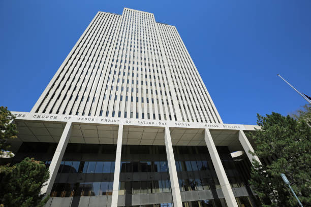LDS office building stock photo