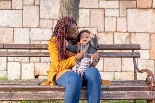istock Mother and son spending time together outdoors 1453851775