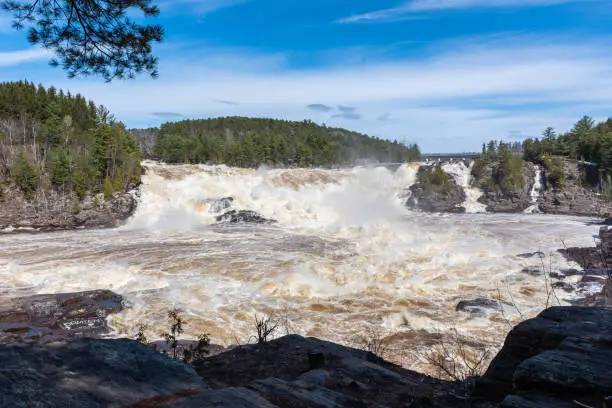 Photo of The St Maurice river at the Shawinigan
