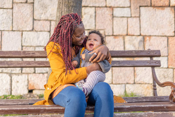 istock Mother and son spending time together outdoors 1453851918