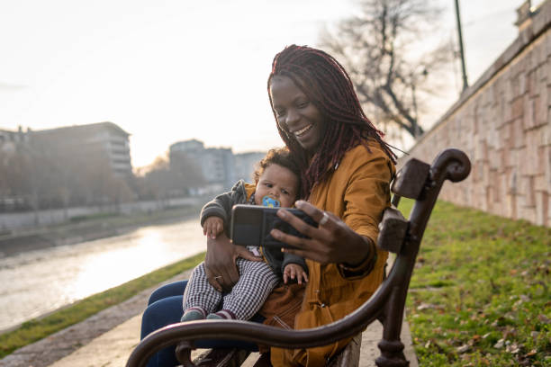 istock Selfie with my baby boy 1453852034